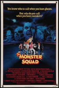 8w602 MONSTER SQUAD 1sh 1987 art of young heroes and classic villains by Craig!