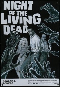 8w638 NIGHT OF THE LIVING DEAD 1sh R2017 Romero zombies, completely different design by Sean!