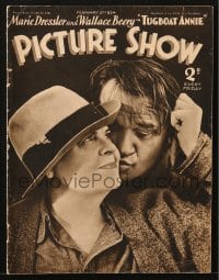 8x955 PICTURE SHOW English magazine Feb 3, 1934 Marie Dressler & Wallace Beery in Tugboat Annie!