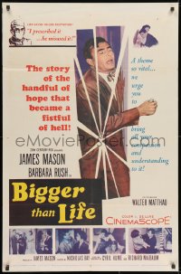 8z089 BIGGER THAN LIFE 1sh 1956 James Mason is prescribed Cortisone & becomes addicted!