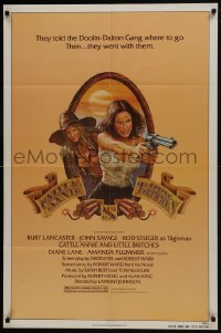 8z157 CATTLE ANNIE & LITTLE BRITCHES 1sh 1981 art of sexy Diane Lane & Amanda Plummer by Lamb!