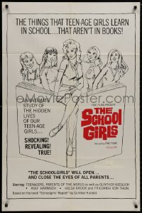 8z763 SCHOOL GIRLS 1sh 1972 the things teen-age girls learn in school that aren't in books!