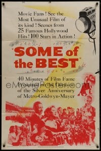 8z804 SOME OF THE BEST 1sh 1949 scenes from top MGM movies from 1924 to 1948, top stars pictured!