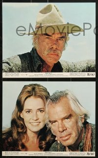 9a103 MONTE WALSH 8 8x10 mini LCs 1970 cowboy Lee Marvin & pretty Jeanne Moreau, Jack Palance!