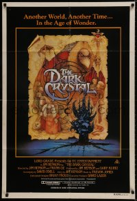 9c401 DARK CRYSTAL Aust 1sh 1982 Jim Henson & Frank Oz, incredible Richard Amsel fantasy art!