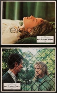 9c161 UNE FEMME DOUCE 9 French LCs 1969 Bresson's Une femme douce starring Dominique Sanda!