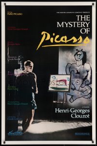 9g813 MYSTERY OF PICASSO 1sh R1986 Le Mystere Picasso, Henri-Georges Clouzot & Pablo!