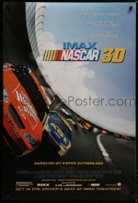 9g814 NASCAR 3D DS 1sh 2004 cool image of NASCAR stock cars racing down speedway!