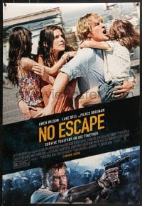 9g816 NO ESCAPE advance DS 1sh 2015 action images of Owen Wilson, Lake Bell, Pierce Brosnan!