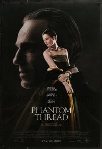 9g829 PHANTOM THREAD int'l advance DS 1sh 2017 Daniel Day-Lewis, Vicki Krieps and Lesley Manville!