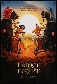 9g837 PRINCE OF EGYPT advance 1sh 1998 Dreamworks historical cartoon, Moses & Rameses!