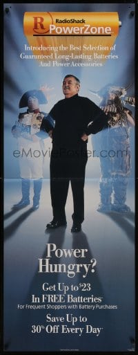 9g357 RADIOSHACK 22x56 advertising poster 1990s Star Trek, great image of James Doohan!