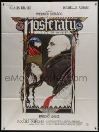 9j911 NOSFERATU THE VAMPYRE French 1p 1979 Klaus Kinski, Werner Herzog, Palladini vampire art!