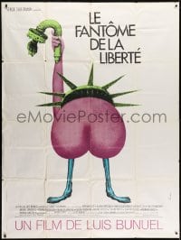 9j918 PHANTOM OF LIBERTY French 1p 1984 Luis Bunuel, outrageous erotic Statue of Liberty art!