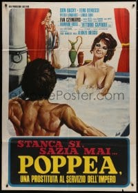 9j422 POPPEA: A PROSTITUTE IN SERVICE OF THE EMPEROR Italian 1p R1970s Avelli art of naked Benussi!