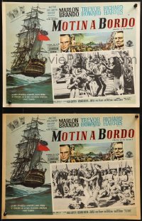 9j606 MUTINY ON THE BOUNTY 6 Mexican LCs 1964 Marlon Brando, Trevor Howard, sexy tropical Tarita!