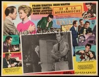 9j691 OCEAN'S 11 Mexican LC 1961 Frank Sinatra staring at sheriff, Rat Pack classic!