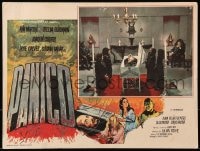 9j694 PANICO Mexican LC 1966 women mourn man in coffin, Julian Soler horror compilation!