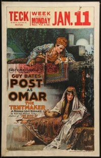 9j184 OMAR THE TENTMAKER WC 1922 G.W. Peters art of Guy Bates & Virginia Brown Faire, very rare!