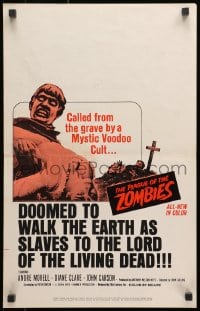 9j193 PLAGUE OF THE ZOMBIES WC 1966 Hammer horror, called from the grave by a Mystic Voodoo Cult!