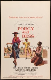 9j196 PORGY & BESS WC 1959 art of Sidney Poitier, Dorothy Dandridge & Sammy Davis Jr.!