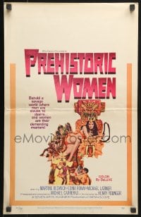 9j198 PREHISTORIC WOMEN WC 1966 Slave Girls, art of sexiest cave babe with whip!