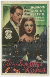 9m382 RED SHOES Spanish herald 1950 Michael Powell & Emeric Pressburger, Moira Shearer, Jano art!