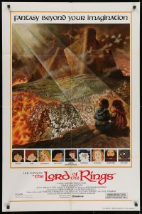 9p523 LORD OF THE RINGS int'l 1sh 1978 Ralph Bakshi cartoon from J.R.R. Tolkien, Tom Jung art!