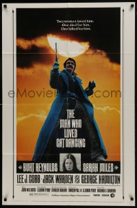 9p552 MAN WHO LOVED CAT DANCING 1sh 1973 great full-length image of Burt Reynolds with gun!