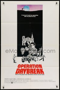 9p642 OPERATION DAYBREAK int'l 1sh 1975 Timothy Bottoms, Martin Shaw, Robert Tanenbaum art!