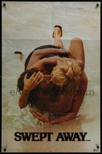 9p837 SWEPT AWAY 1sh 1975 Giancarlo Giannini, Mariangela Melato, directed by Lina Wertmuller