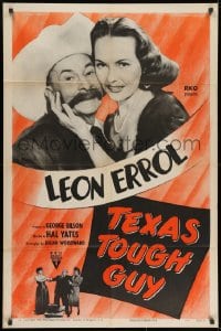 9p868 TEXAS TOUGH GUY style A 1sh 1950 wacky western cowboy Leon Errol, sexiest Dorothy Granger!