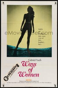 9p949 WAYS OF WOMEN 1sh 1971 directed by Gabriel Axel, Svend Johansen, Ghita Norby!