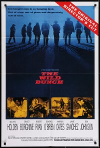 9p969 WILD BUNCH int'l 1sh R1995 Sam Peckinpah cowboy classic, Holden, the original director's cut!