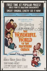 9p981 WONDERFUL WORLD OF THE BROTHERS GRIMM 1sh 1962 Harvey, Bloom, Boehm, George Pal fairy tales!