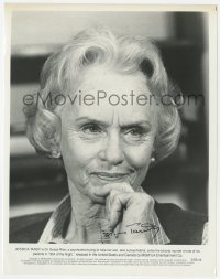 9r415 JESSICA TANDY signed 8x10.25 still 1982 close up as the psychiatrist in Still of the Night!