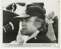 9r427 JOHN G AVILDSEN signed 8x10 still 1980 the director by camera on the set of The Formula!