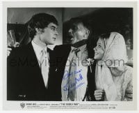 9r430 JOHN MILLS signed 8x10 still 1967 between Hayley Mills & Hywel Bennett in The Family Way!