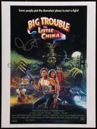 9r090 JOHN CARPENTER signed 12x16 REPRO poster 2014 one-sheet art from Big Trouble in Little China!