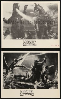 9s943 GODZILLA ON MONSTER ISLAND 2 8x10 stills 1976 cool images of battling rubbery monsters!