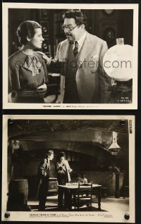 9s997 WARNER OLAND 2 8x10 stills 1930s great portrait as Charlie Chan and in Before Dawn!