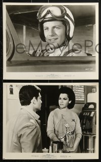 9s180 FIREBALL 500 38 8x10 stills 1966 Frankie Avalon & sexy Annette Funicello, stock car racing!