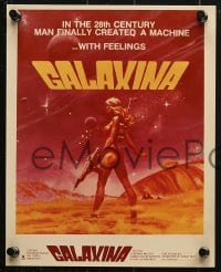 9s134 GALAXINA 3 color 8x10 stills 1980 sexy Dorothy Stratten in the title role, poster art!