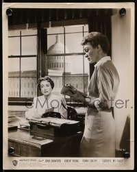 9s945 GOODBYE MY FANCY 2 8x10 stills 1951 great images of Joan Crawford w/Frank Lovejoy & Eve Arden!