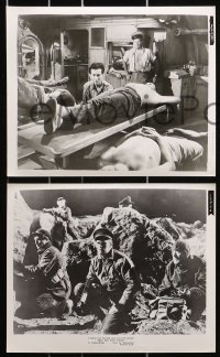 9s506 HELL & HIGH WATER 8 8x10 stills 1954 Samuel Fuller, Richard Widmark on submarine!