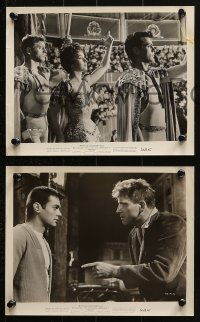 9s908 TRAPEZE 3 8x10 stills 1956 Burt Lancaster, Tony Curtis, Gina Lollobrigida, Thomas Gomez!