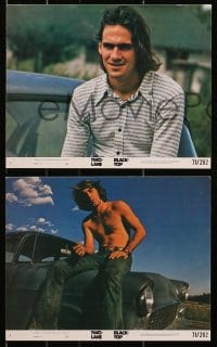 9s133 TWO-LANE BLACKTOP 4 8x10 mini LCs 1971 James Taylor the driver, Warren Oates is GTO, Bird!