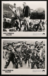 9s910 UNCOMMON VALOR 3 8x10 stills R1998 Gene Hackman, Fred Ward, Patrick Swayze & Tex Cobb!