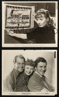 9s753 UNION PACIFIC 5 8x10 stills 1939 great images of Barbara Stanwyck, Joel McCrea & Preston!