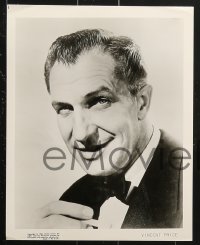 9s755 VINCENT PRICE 5 8x10 stills 1950s-1960s w/ Moorehead in The Bat, close-up, Dr. Goldfoot!